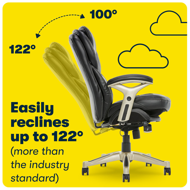 Serta at Home Serta Claremont Ergonomic Executive Office Chair with Back in Motion Technology